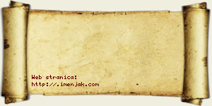 Jasmina Parenta vizit kartica